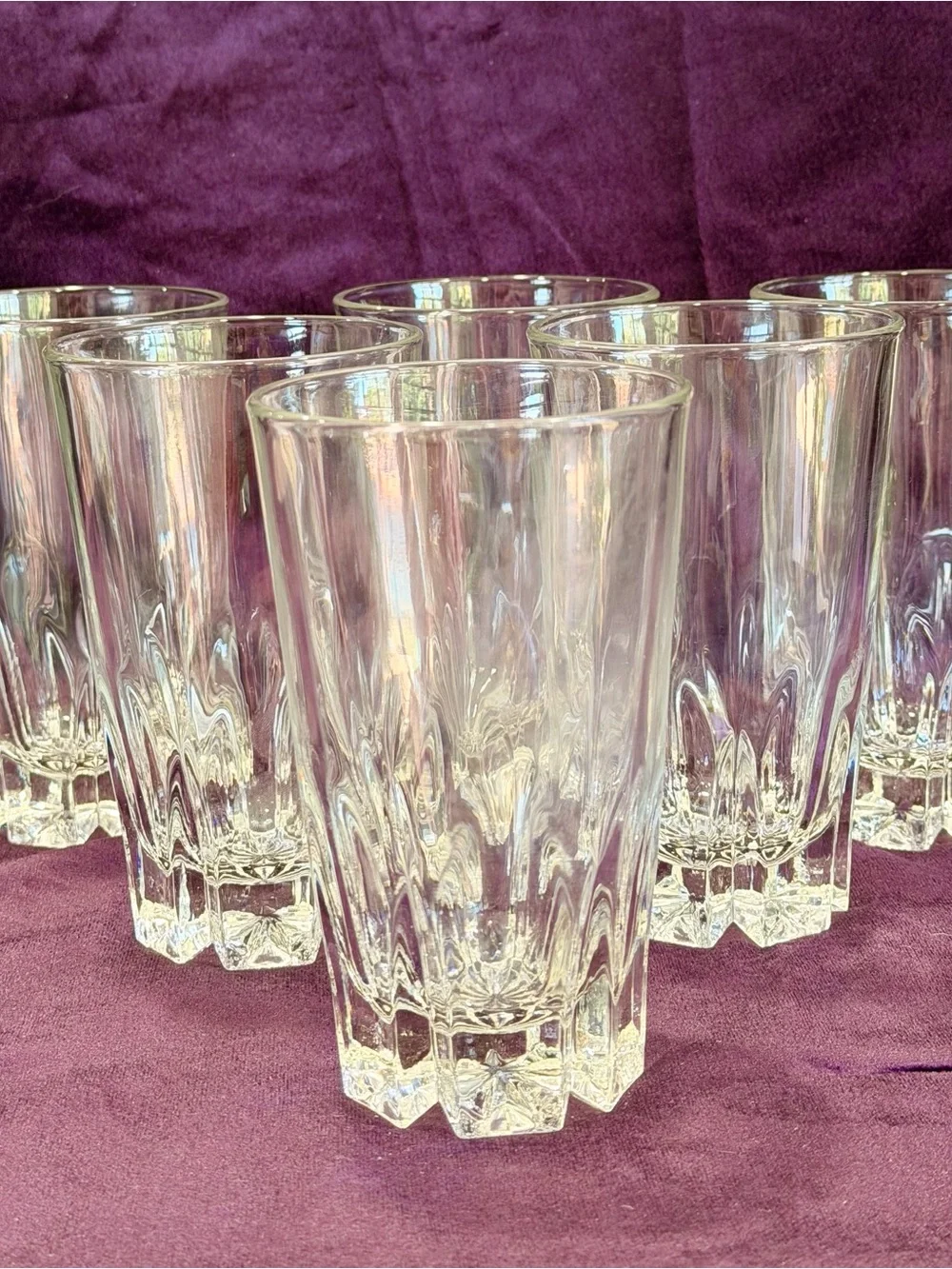 Vintage Mikasa Berkeley Crystal Highball Glasses - Set of 6